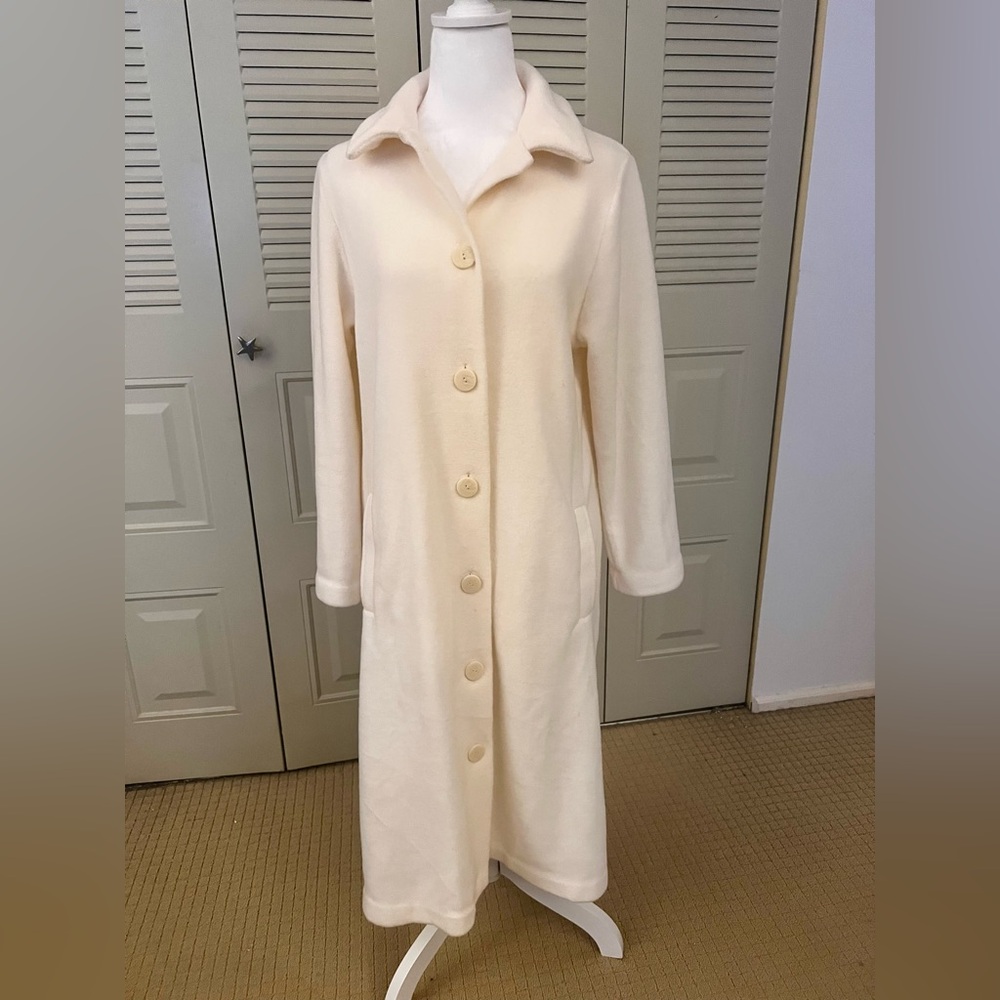 ✨NWT✨Luxury Pluto Lingerie “Robin” Robe – Ivory, Size 36